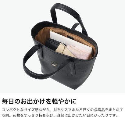 トートバッグ 小さめ レディース ブランド きれいめ 手持ち 日本製 本革 牛革 イタリアンレザー 軽量 バッグ シンプル トート おしゃれ コンパクト Vela ミニトートバッグ VE108 （アイボリー）｜詳細画像