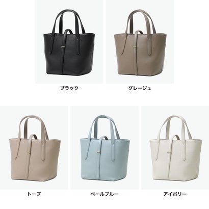 トートバッグ 小さめ レディース ブランド きれいめ 手持ち 日本製 本革 牛革 イタリアンレザー 軽量 バッグ シンプル トート おしゃれ コンパクト Vela ミニトートバッグ VE108 （トープ）｜詳細画像