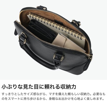 ハンドバッグ 小さめ レディース ブランド きれいめ 手持ち 日本製 本革 牛革 軽量 ショルダーバッグ トートバッグ トート バッグ シンプル おしゃれ コンパクト 2WAY Vela VE106 （グレージュ）｜詳細画像