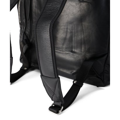 ロイヤルフラッシュ ROYAL FLASH ＠Paint Leather Back Pack （ブラック）｜詳細画像