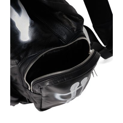 ロイヤルフラッシュ ROYAL FLASH ＠Paint Leather Back Pack （ブラック）｜詳細画像