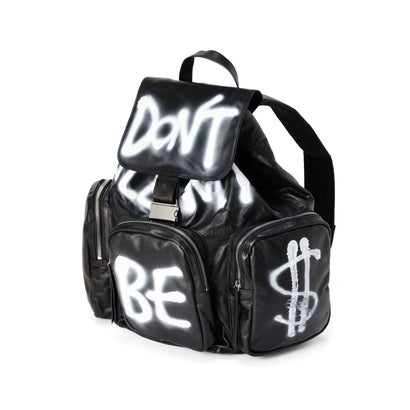 ロイヤルフラッシュ ROYAL FLASH ＠Paint Leather Back Pack （ブラック）｜詳細画像
