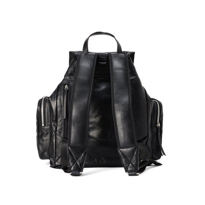 ロイヤルフラッシュ ROYAL FLASH ＠Paint Leather Back Pack （ブラック）｜詳細画像
