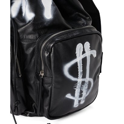 ロイヤルフラッシュ ROYAL FLASH ＠Paint Leather Back Pack （ブラック）｜詳細画像
