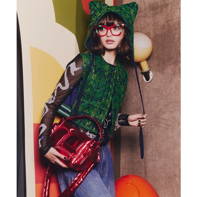 anna sui nyc/アナ スイ エヌワイシー/マルチポケットチビバッグ （レッド）