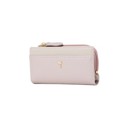 SNOOPY LEATHER COLLECTION/スヌーピーレザーコレクション/パールシリース? ファスナー付きキーケース （ピンク）｜詳細画像