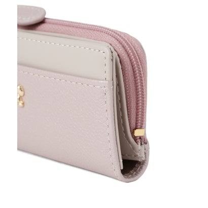 SNOOPY LEATHER COLLECTION/スヌーピーレザーコレクション/パールシリース? ファスナー付きキーケース （ピンク）｜詳細画像