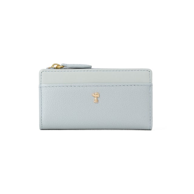 SNOOPY LEATHER COLLECTION/スヌーピーレザーコレクション/パールシリース? ファスナー付きキーケース （ブルー）