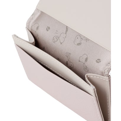 SNOOPY LEATHER COLLECTION/スヌーピーレザーコレクション/パールシリース? 名刺入れ （ピンク）｜詳細画像