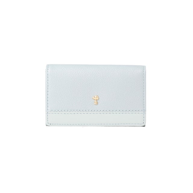 SNOOPY LEATHER COLLECTION/スヌーピーレザーコレクション/パールシリース? 名刺入れ （ブルー）