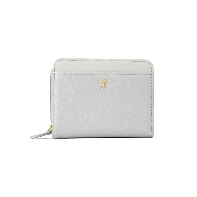 SNOOPY LEATHER COLLECTION/スヌーピーレザーコレクション/パールシリース? 二つ折財布 （ブルー）