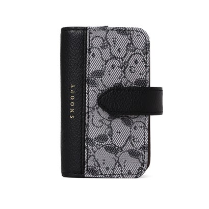 SNOOPY LEATHER COLLECTION/スヌーピーレザーコレクション/ジャガード/キーケース （ブラック）｜詳細画像