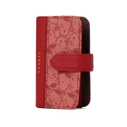 SNOOPY LEATHER COLLECTION/スヌーピーレザーコレクション/ジャガード/キーケース （レッド）｜詳細画像