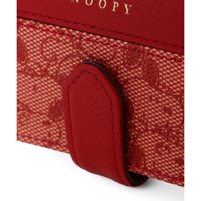 SNOOPY LEATHER COLLECTION/スヌーピーレザーコレクション/ジャガード/キーケース （レッド）｜詳細画像