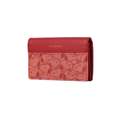 SNOOPY LEATHER COLLECTION/スヌーピーレザーコレクション/ジャガード/名刺入 （レッド）｜詳細画像