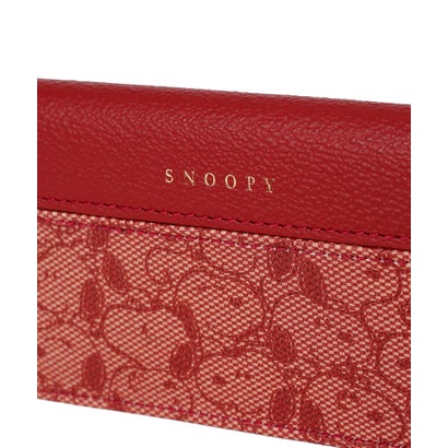 SNOOPY LEATHER COLLECTION/スヌーピーレザーコレクション/ジャガード/名刺入 （レッド）｜詳細画像
