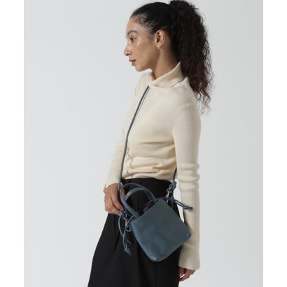 SNOOPY LEATHER COLLECTION/スヌーピーレザーコレクション/2WAY巾着ポシェット （ブラック）｜詳細画像