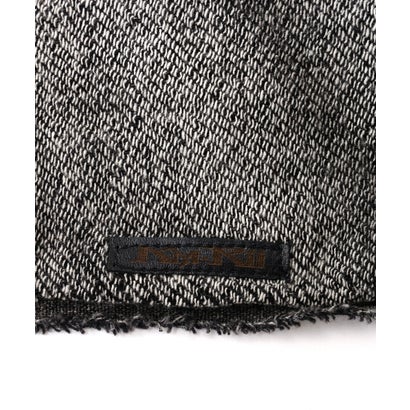 KMRii/ケムリ/DISCHARGED SALLY TWILL STOLE （ブラック）｜詳細画像