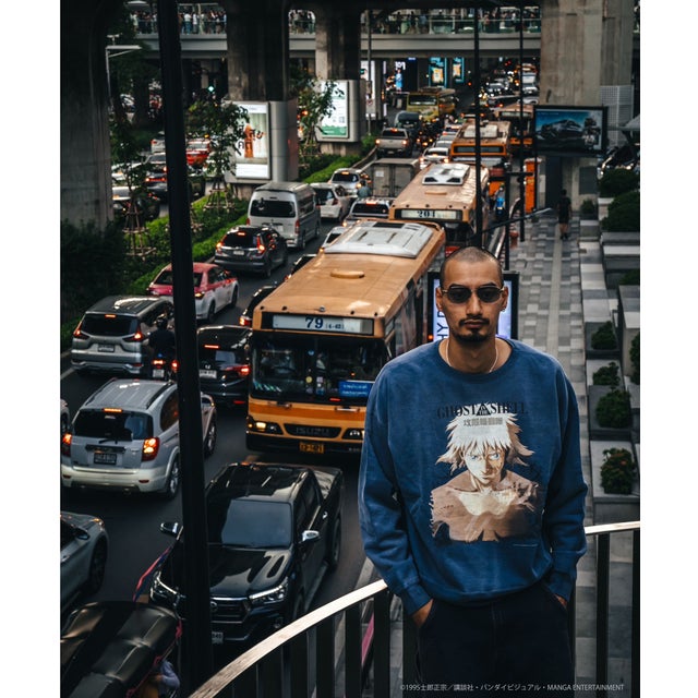 SAINT MICHAEL/セントマイケル/GS_CRW－N SWT / GST IN THE S （ネイビー）