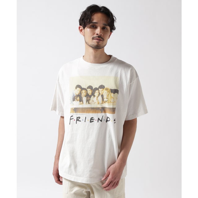 SAINT MICHAEL/セントマイケル/FRIENDSコラボ FRD_SS TEE/WHITE （ホワイト）
