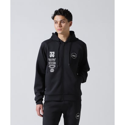 ロイヤルフラッシュ ROYAL FLASH SY32 by SWEET YEARS /エスワイサーティトゥ バイ スィートイヤーズ/DOUBLE KNIT MULTI LOGO ZIP （グレー）｜詳細画像