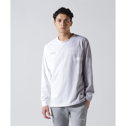 SY32 by SWEET YEARS/エスワイサーティトゥ バイ スィートイヤーズ/GRADATION LOGO L/S TEE （サックス1）｜詳細画像