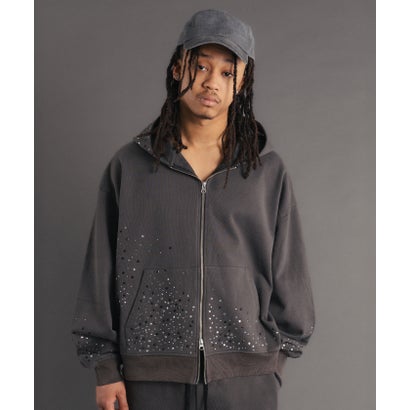 Stone Sweat Hoodie （ブラウン）｜詳細画像