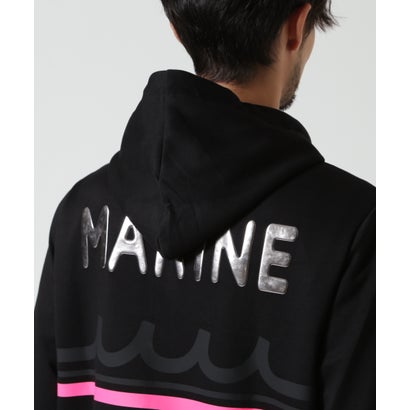 muta MARINE/ムータ マリン/Set-up Hoodie Back Metal （ブラック）｜詳細画像