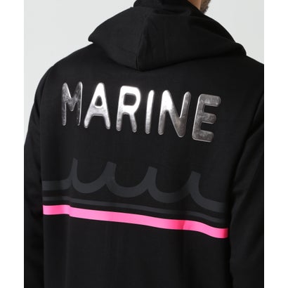 muta MARINE/ムータ マリン/Set-up Hoodie Back Metal （ブラック）｜詳細画像