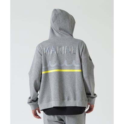 muta MARINE/ムータ マリン/Set-up Hoodie Back Metal （ブラック）｜詳細画像