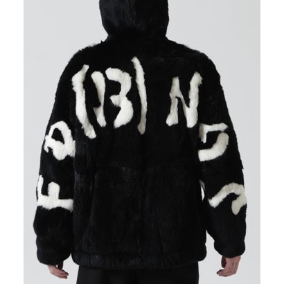 FR(13)NDS/フレンズ/Rabbit Fur PK （ブラック）｜詳細画像