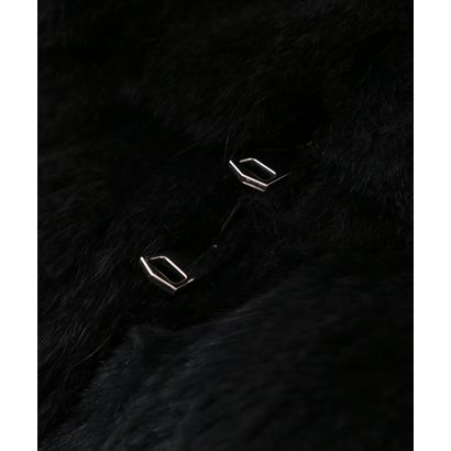 FR(13)NDS/フレンズ/Rabbit Fur PK （ブラック）｜詳細画像