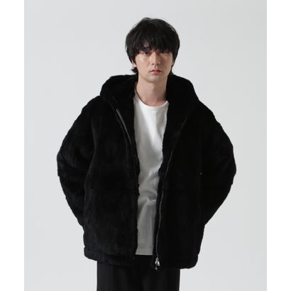 FR(13)NDS/フレンズ/Rabbit Fur PK （ブラック）｜詳細画像