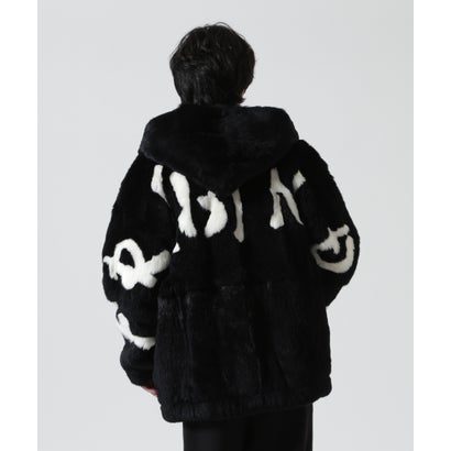 FR(13)NDS/フレンズ/Rabbit Fur PK （ブラック）｜詳細画像