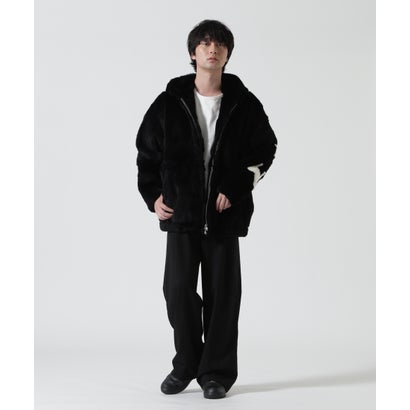 FR(13)NDS/フレンズ/Rabbit Fur PK （ブラック）｜詳細画像