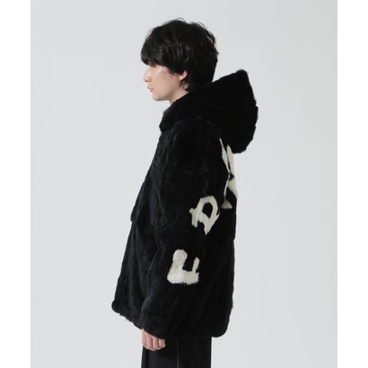 FR(13)NDS/フレンズ/Rabbit Fur PK （ブラック）｜詳細画像