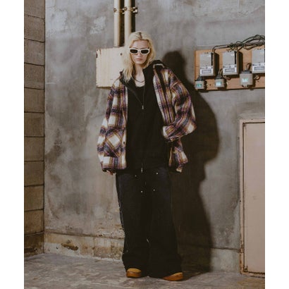 FR(13)NDS/フレンズ/SHAGGY SHIRTS BLOUSON （ブラック）｜詳細画像