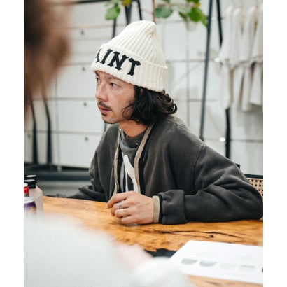SAINT MICHAEL/セントマイケル/KNIT CAP/SAINT/WHITE （ホワイト）｜詳細画像