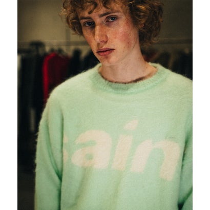SAINT MICHAEL/セントマイケル/MOHAIR CREW KNIT/SAINT/GREEN （グリーン）｜詳細画像