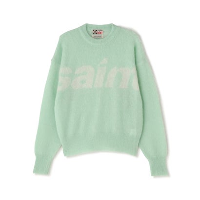 SAINT MICHAEL/セントマイケル/MOHAIR CREW KNIT/SAINT/GREEN （グリーン）｜詳細画像