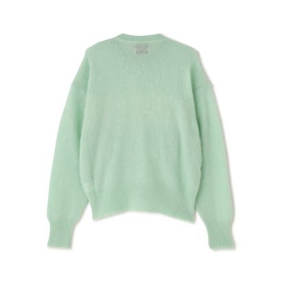 SAINT MICHAEL/セントマイケル/MOHAIR CREW KNIT/SAINT/GREEN （グリーン）｜詳細画像