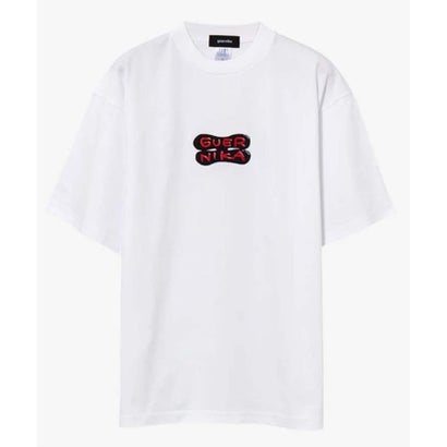 guernika/ゲルニカ/guernika Bar embroidery T-shirt （ホワイト）｜詳細画像