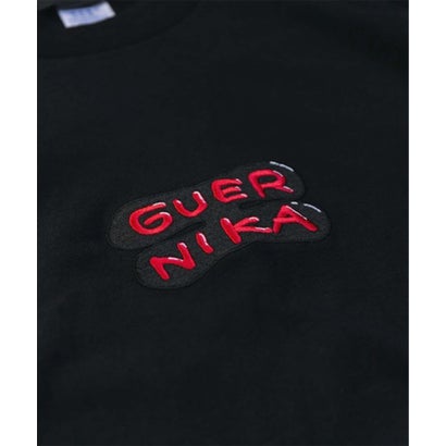 guernika/ゲルニカ/guernika Bar embroidery T-shirt （ブラック）｜詳細画像