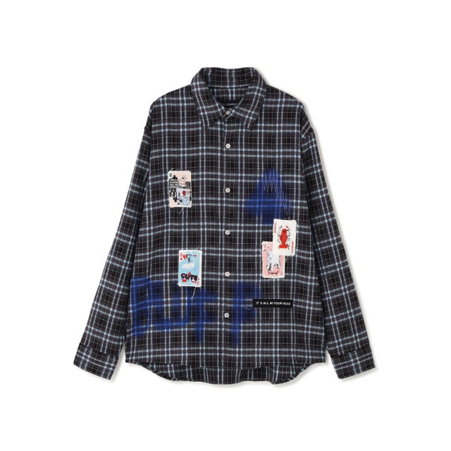 CD／Checked Shirt ”Cards” （ブルー）
