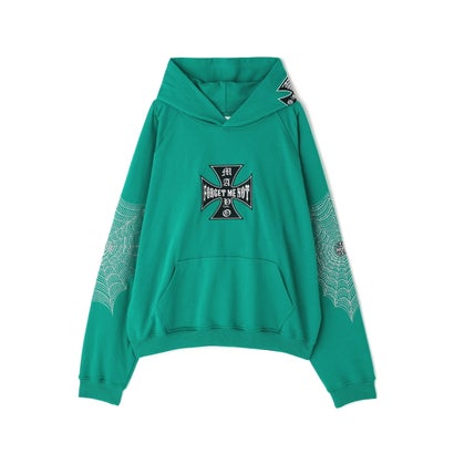 ロイヤルフラッシュ ROYAL FLASH 別注cross HOODIE （ブルー）｜詳細画像