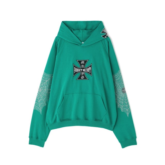 別注cross HOODIE （ブルー）