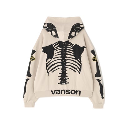 ロイヤルフラッシュ ROYAL FLASH FR／×VANSON Bone Hoodie （ブラック）｜詳細画像