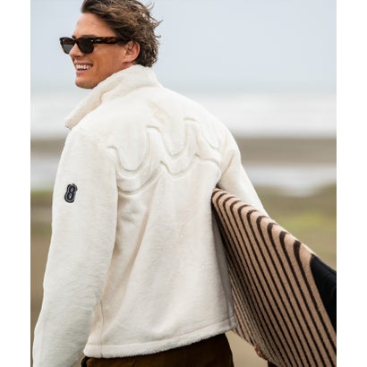 ロイヤルフラッシュ ROYAL FLASH muta MARINE/ムータ マリン/Eco Fur Blouson （チャコール）｜詳細画像