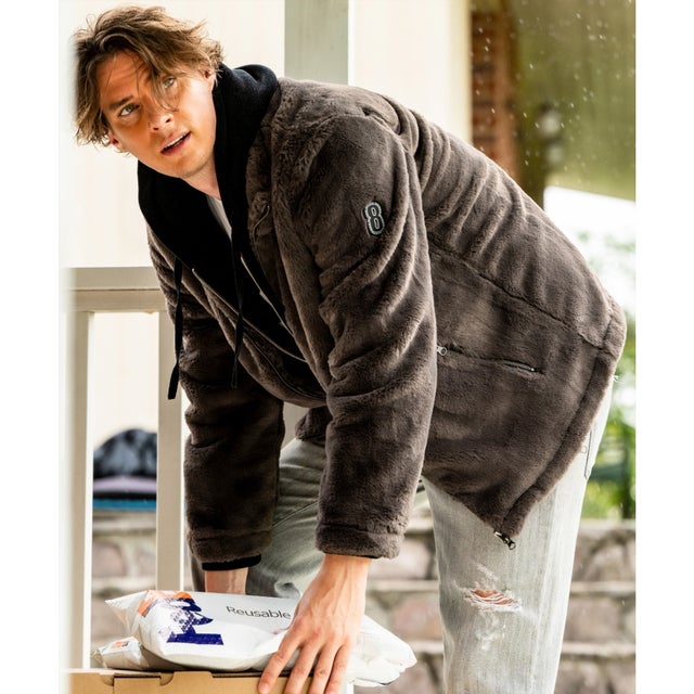 muta MARINE/ムータ マリン/Eco Fur Blouson （チャコール）