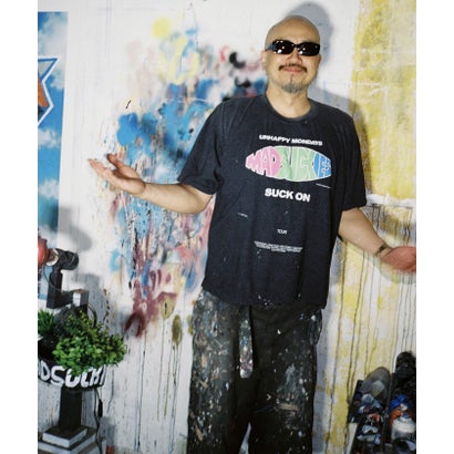 ロイヤルフラッシュ ROYAL FLASH SAINT MICHAEL/セントマイケル/MDS_SS T-SHIRT/SUCK ON/BLACK （ブラック）｜詳細画像